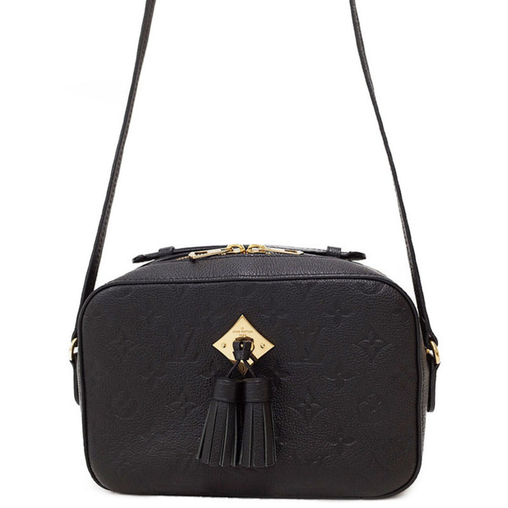 Louis Vuitton Empreinte Saintonge Shoulder Bag Black